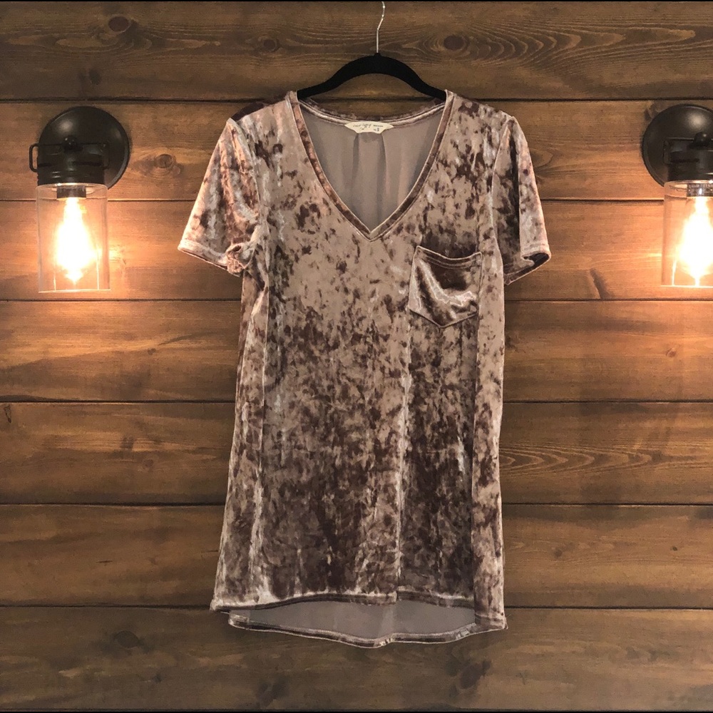 American Eagle Velvet Top